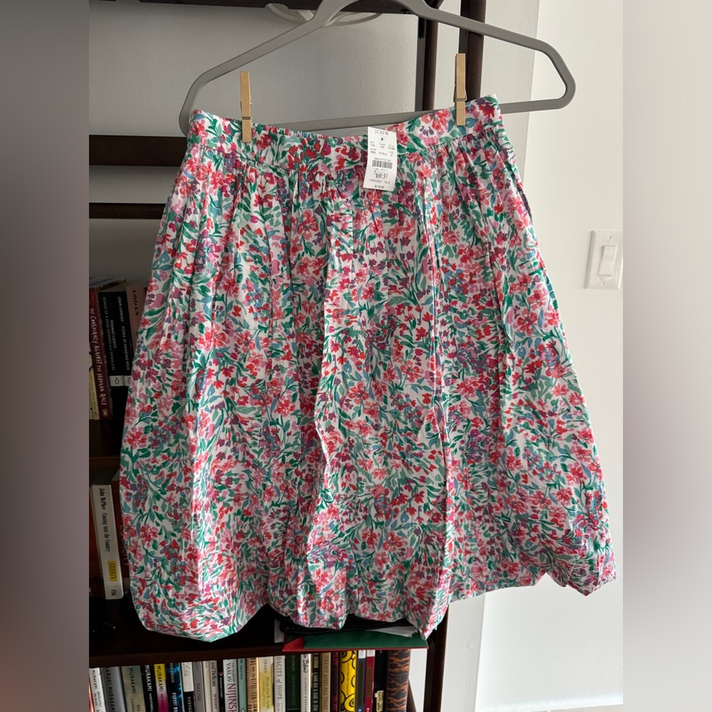 NWT J CREW Knee-length floral skirt